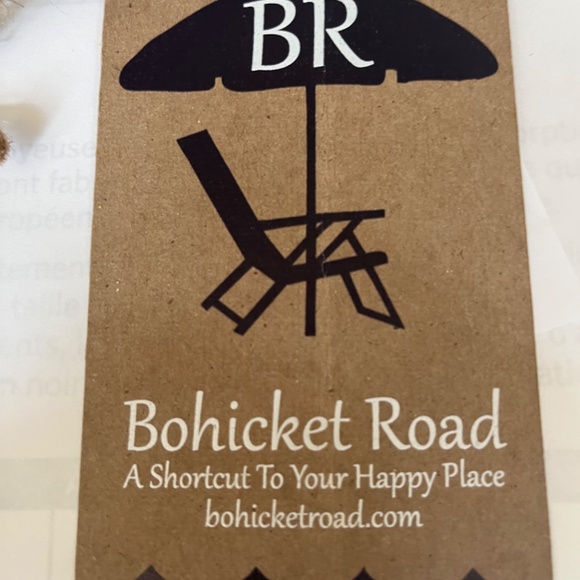 Bohicket Road Navy Coral Threefold Happiness Bag - Picture 10 of 11